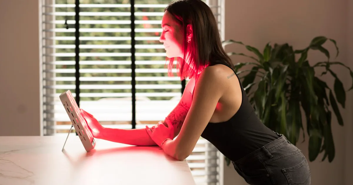 A Red Light Routine to Support Healthy-Looking Skin